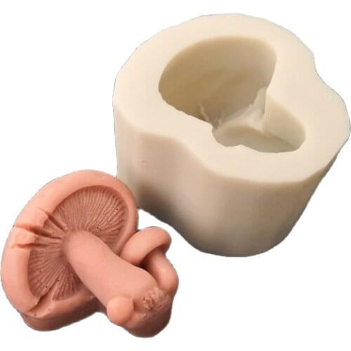 New Handmade 3D Vegetable Mushroom Silicone Cake Molds,Chocolate Soap Molds,DIY Fondant Mould M095