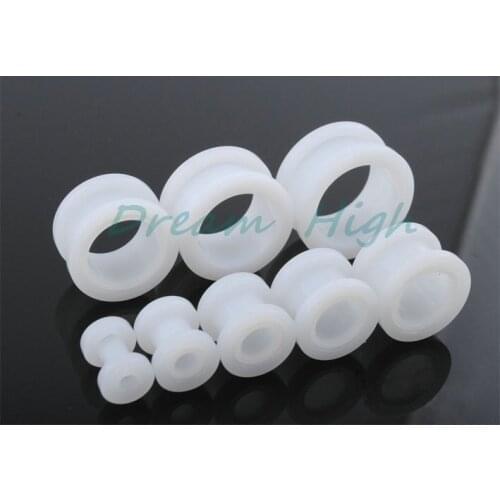 Ear Piercing Flesh Tunnel UV Acrylic Ear Plugs Fashion body piercing jewelry 2-12mm 80pcs/lot Free Shipping
