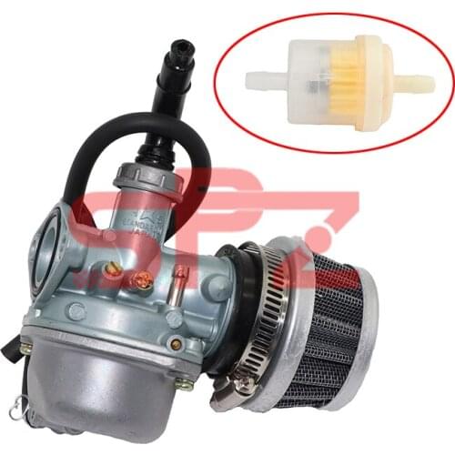PZ19 lever throttle carburetor, with fuel filter and 35mm air filter, suitable for 50cc 70cc 80cc 90cc 110cc 125cc ATV scooters