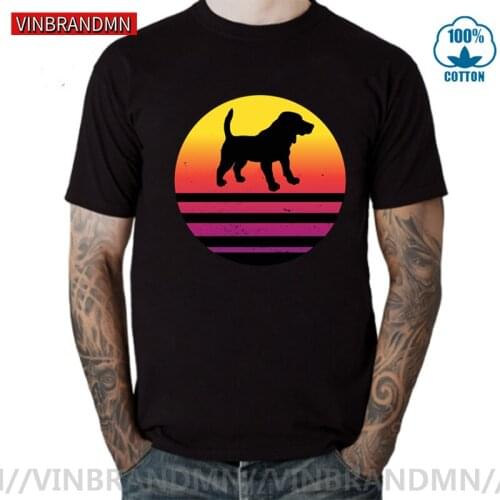 Retro Beagle Clothing Vintage style 60s 70s men women gifts Tee shirt dog lover t shirts unisex tshirt Cute Beagle Dog Tops Tees