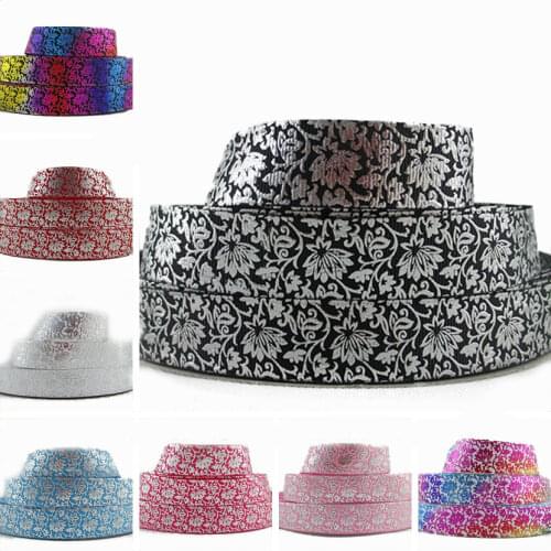 7/8" 22mm sparkle and soft solid glitter grosgrain ribbon DIY bows accessories 100yards welcome custom colors