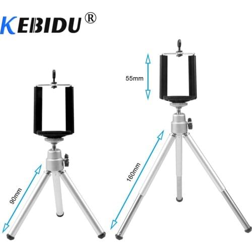 Kebidu Mobile Phone Tripod Selfie Stick Mini Selfie Stick Telescopic Rod Desktop Live Stand For Xiaomi iphone Mobile Phone