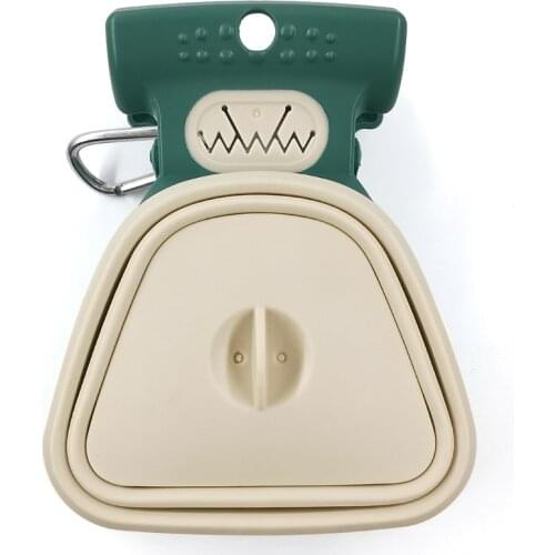 Foldable Pet Dog Travel Portable Pooper Scooper With 1 Roll Decomposable Bags Poop Scoop Clean Pick Up Excreta Cleaner