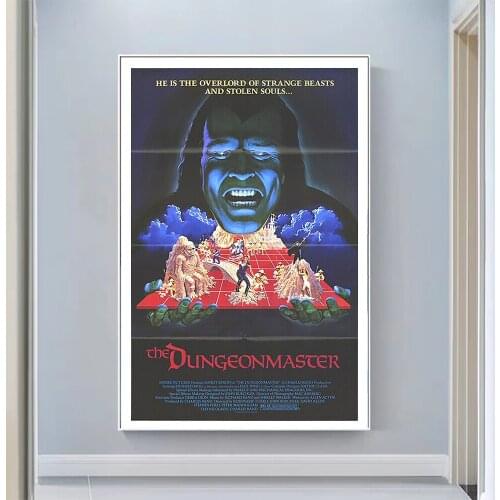 V0476 The Dungeonmaster Vintage Classic Movie Wall Silk Cloth HD Poster Art Home Decoration Gift