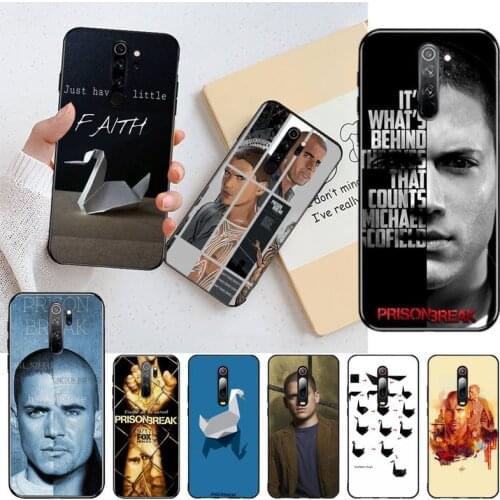 Wentworth Miller Prison Break Phone Case for Redmi Note 9 8 8T 8A 7 6 6A Go Pro Max Redmi 9 K20 K30 Pro