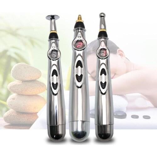 2020 Newst Electronic Acupuncture Pen Electric Meridians Therapy Heal Massage Pen Meridian Energy Pen Relief Pain Tools