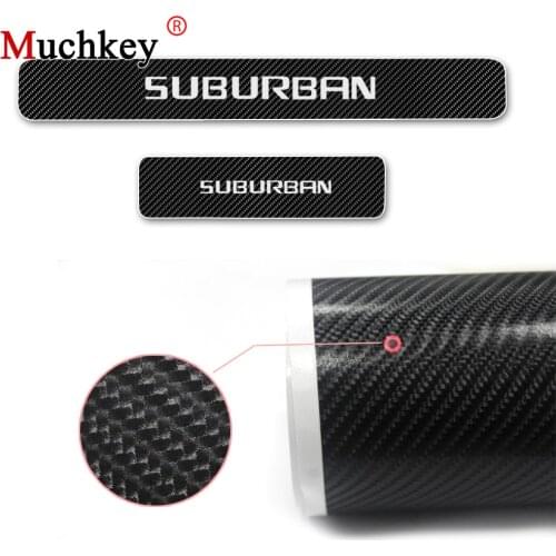 For Chevrolet SUBURBAN Door Threshold Plate Door Entry Huard Car Door Sills Door Sill Scuff Plate Car-styling 4Pcs