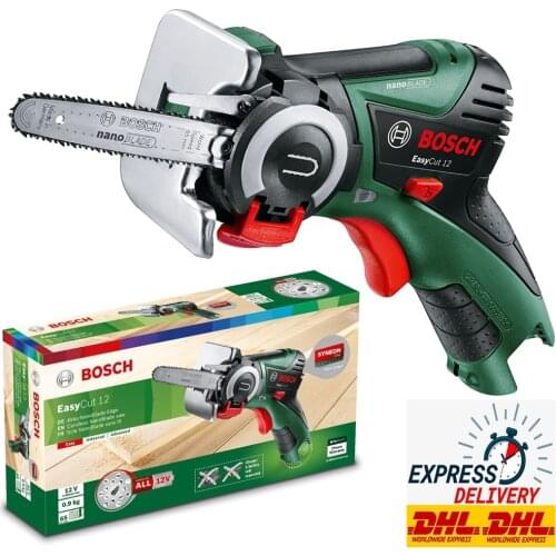 Bosch Easycut 12 Cordless Nano Blade Mini Chain Saw with 12 V Lithium-Ion Battery