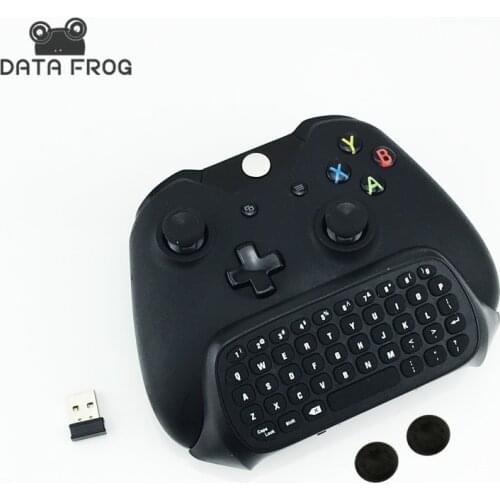 DataFrog 2.4G Mini Wireless Keyboard For Microsoft Xbox One With 3.5mm Audio Jack Controller Chatpad Message Keyboard