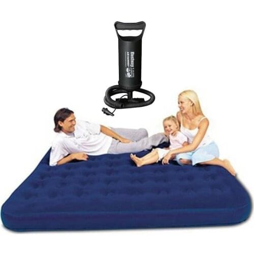 Double Inflatable Mattress Inflatable pillow with Gift SetCarrying capacity 270 Kg Pump Included