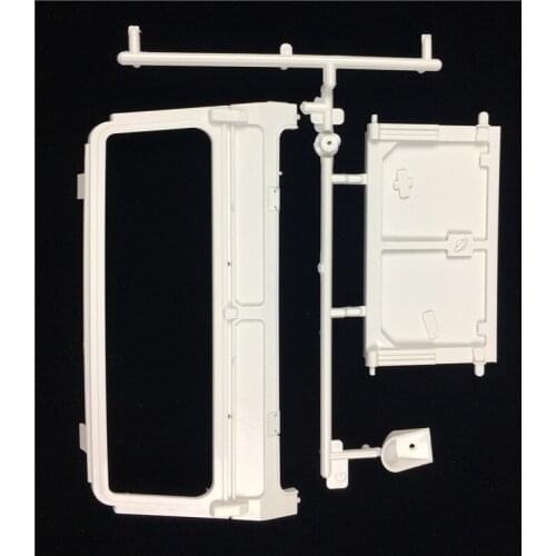 Hercules Rock Crawler Windshield & Pickup Back Door 1/10 Land Rover D90 D110 RC TH01465-SMT6