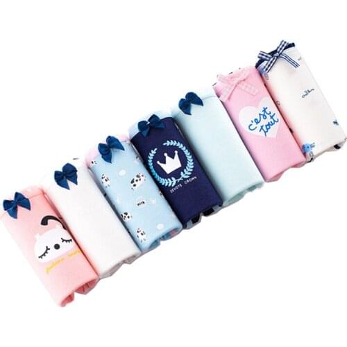 Cotton Panties Womens Sexy Underwear Print Briefs Lingeries Underpant Calcinhas Girls Panty Seamless Ladies Panties