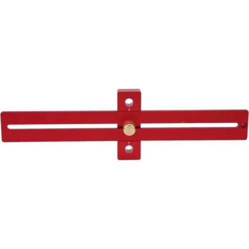 0-270mm T-Type Ruler Line Scribing Woodworking Hole Scriber Carpenter Crossed-Out Tool