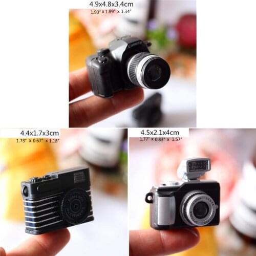 1/12 Dollhouse Mini Camera Model Newborn Photography Prop Retro Miniature Camera