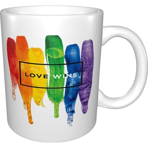 MenS Pride Lgbt Gay Love Lesbian Rainbow 2021 Summer Workout Love Wins Boyfriend Gift Mug Coffee Cup Coffee Mug Shot Glass
