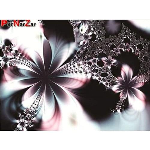 ParNarZar 5D Diamond Painting by Number Kit Full Round Drill Embroidery Cross Stitch Pictures Arts Craft Home Wall Decor Flower