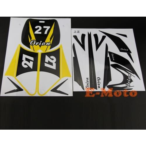 NO 27 Decal Stickers Kit For 50cc 70cc 90cc 110cc 125cc Dirt Pit Bike NEW
