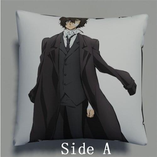 Bungou Stray Dogs Anime Manga Two Sides Pillow Cushion Case Cover Cosplay Gift New 696