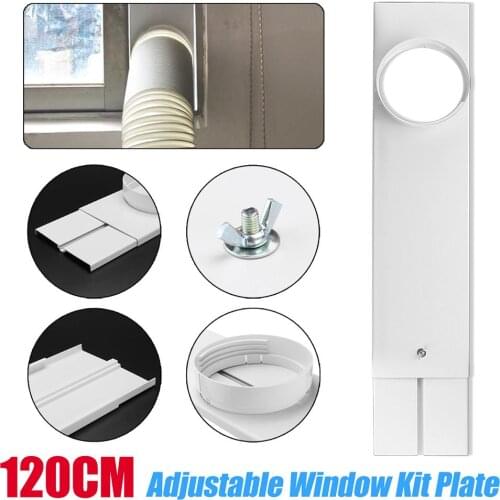 Durable Light Weight 120cm Exhaust Hose/Tube Connector for Portable Air Conditioner Window Kit Plate Easy to Install
