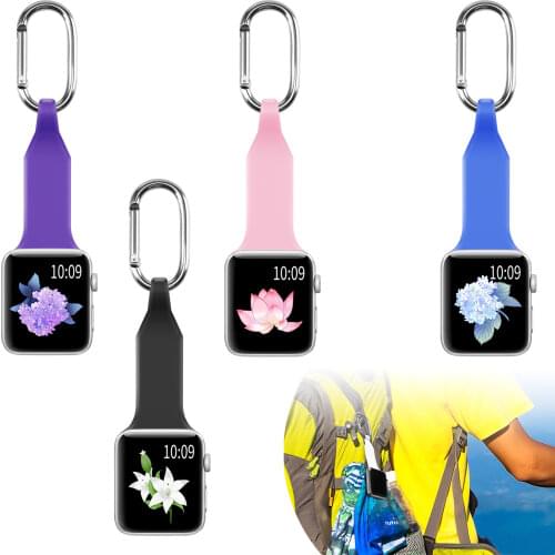 New Lanyard Watch Strap for Apple Watch 40mm 38mm 42mm 44mm Silicone Carabiner Bracelet for Iwatch 6 5 3 SE Sport Watchband Belt