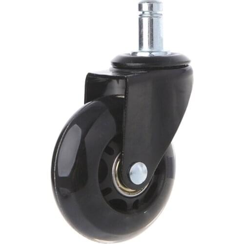 Universal 2.5" PU Style Office Chair Wheels Replacement Chair Caster
