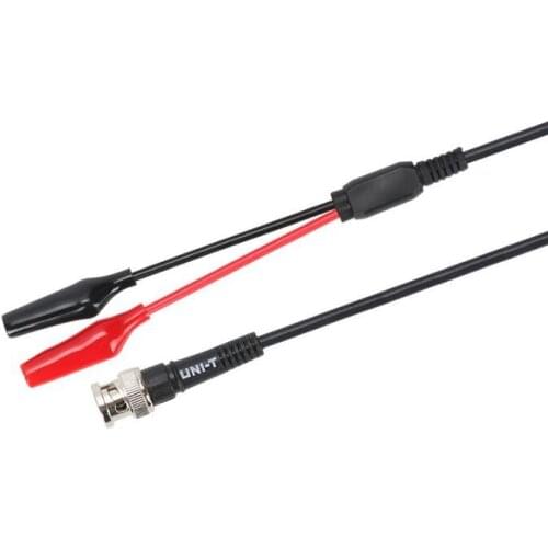 UT-L02 BNC alligator clip test line Oscilloscope Probe Lead CAT II 600V2A BNC Connector For Instrument Inputs Oscilloscope Cable