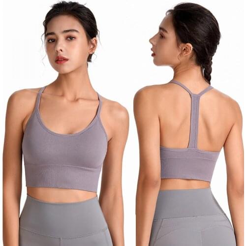 Women Sports Bra Women Sportswear Fitness Yoga Bras Crop Top Push Up Sports Bra Women Strappy Gym Tank Top Running Female Bra