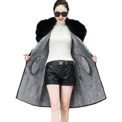 Winter PU Leather Jacket Women Plus velvet long Wind waterproof Tooling Jackets Womens Plus size Warm Bomber Leather Jackets 4XL