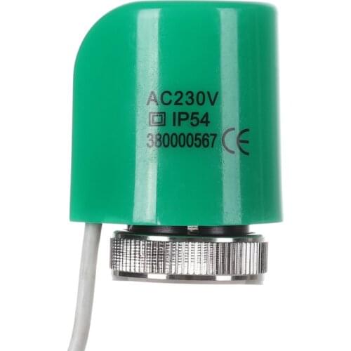 1Pcs 230V NO NC Electric Thermal Actuator Valve Head For Normally Open Floor Heating Radiator Thermostat Manifold Closed