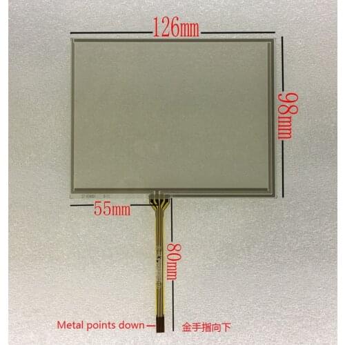 126*98mm new 5.6 inch touch screen for AT056TN52 AT056TN53 TM056KDH01 touch screen