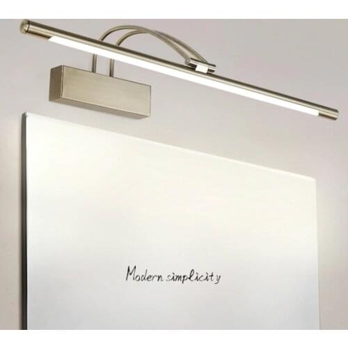 American mirror front lamp toilet led retro European type black mirror lamp bathroom bathroom mirror cabinet lamp makeup lamp