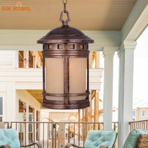 American style retro waterproof pendant lights corridor lights garden The Parks pendant lamp ya711 ZL252