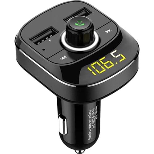 Car MP3 Player Bluetooth FM Transmitter Kit Hands-Free 3.1A Dual USB LCD Car Charger Car Electronic Accessories