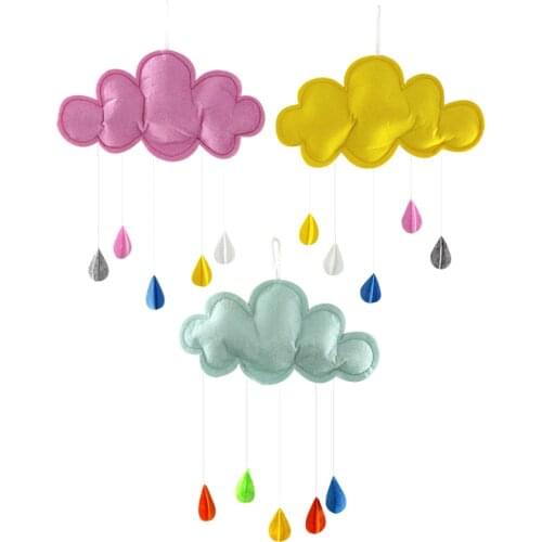 Children Teepees Kids Play Tent Decoration Tent Props Toy Raining Clouds Water Drop Baby Bed Hanging Toys Boy Girl Kids Room