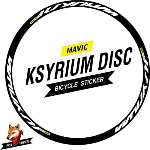 700C 30/35/45/50mm Disc Brake Rim Wheel Sticker Cycle Reflective Road Bike Wheels Decal