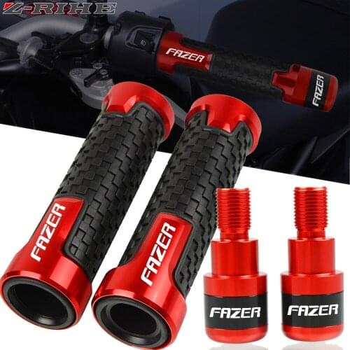 For Yamaha FZS1000 FAZER 2001-2005 2004 2003 2002 Motorcycle Accessories 7/8"22mm Handlebar Grips Handles Bar Grip Ends Cap Plug