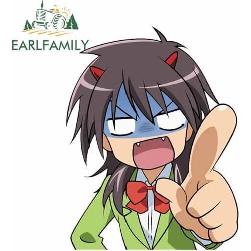 EARLFAMILY 13cm x 10cm for Kaichou Wa Maid Sama Usui Car Stickers Cartoon VAN Decal Silhouette Motocycle Helmet Vinyl Car Wrap