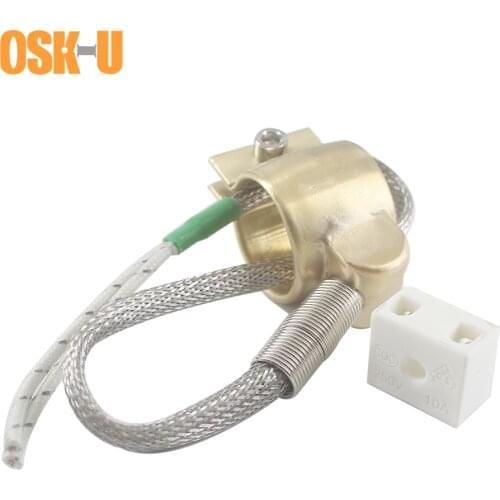 40mm ID Electric Heating Element 40x25/40x30/40x35mm Height Brass Band Heater For Plastic Machinery Wattage 140W/170W/200W