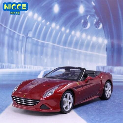 Bburago 1:24 Ferrari California T Cabriolet Metal Luxury Vehicle Diecast Pull Back Cars Model Toy Collection Xmas Gift
