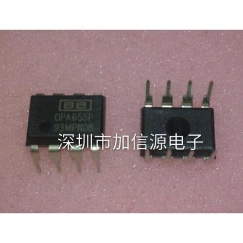 Xinyuan 2pcs/lot OPA655P OPA655 DIP8 Wideband unity gain stable, FET input operational amplifier