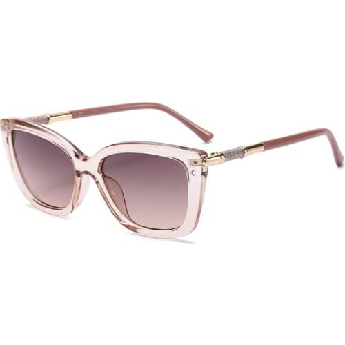 New Metal Cat Eye Glasses Women Fashion Anti-Ultraviolet UV400 Personality Trend High-Quality Sunglasses 2132