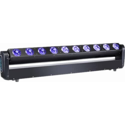 New arrive dj equipment 10x40W full color led matrix beam moving head stage lighting single control bar
