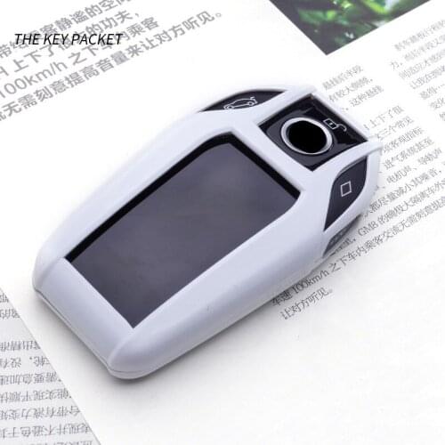 New ABS Car Fully Key Case Cover Remote Key Protector For BMW 7 Series 740 6 Series GT 5 Series 530i X3 Display Key Accessories