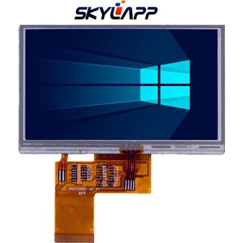 Original 4.3''inch Complete LCD display for TIANMA TM043NBH02 TFT GPS LCD display screen without touchscreen Free shipping