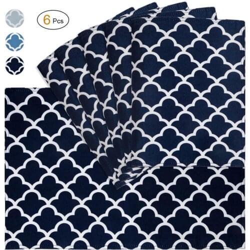 Placemats Washable Polyester Fabric Place Mats Stain-Resistant Dining Disc Cup Coaster Pad Heat Resistant Cloth Kitchen Tablemat