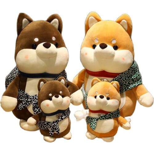 25/35/45cm Kawaii Plush Baby Toys Dog Pillow Juguetes Stuffed Animal Crossing Cute Pudding Home Decor Shiba Inu Holiday GifT