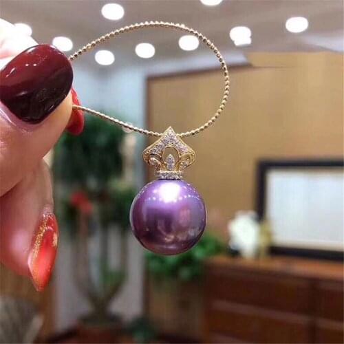 Factory Wholesale Real Solid S925 Sterling Silver Accessories DIY Jewelry Making Pearl Pendant For Women Charm Gift