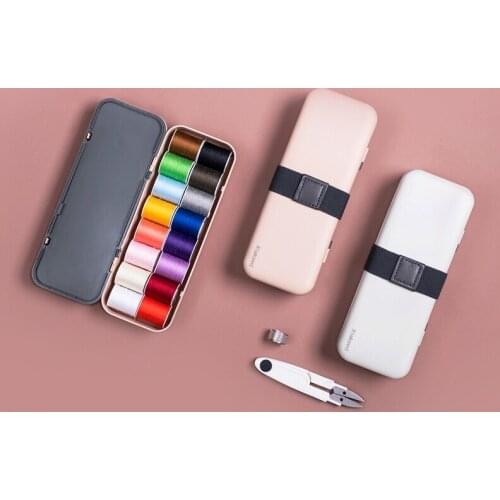 Portable Travel Sewing Box Sewing Kits DIY Kitting Needles Tools Stitching Embroidery Thread Home Organizer Quilting Accessories