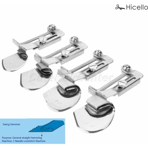 A11 Sewing Hemmer over-lock folder binder 1 Needle Lock Stitch machine straight hemming puller flat car curling presser foot