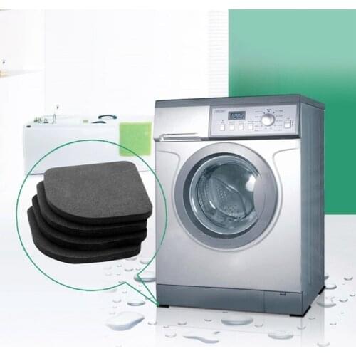 High Quality 4pcs Washing machine shock pads Non-slip mats Refrigerator Anti-vibration pad Quality Bathroom Accessories